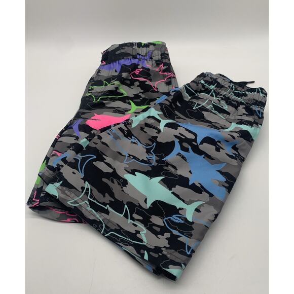 O’rageous Boys Swim Camo Sharks Board Shorts Alaskan Blue & Jasmine Green 2 Pair - Picture 11 of 11